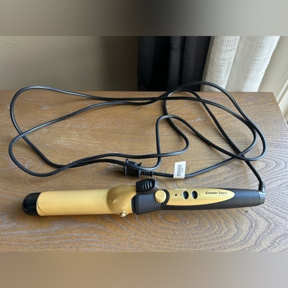 JILBERE de Paris Professional Gold Curling Iron Hair Curler